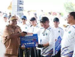 Gelontorkan Bantuan Keuangan Rp.57.Miliar Gubernur Sumsel Herman Deru Siap Bagi Bagi Rp.20 Juta Demi Pemerataan Pembangunan Di OKU Selatan.