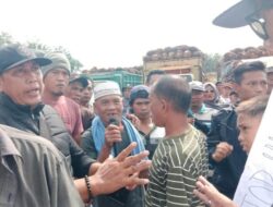 Aksi Unjuk Rasa Di Pabrik PT Karya Inti Tani (KIT), Massa: Usut Pencemaran Sungai Kurup.