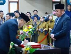 154 Pejabat Dilingkungan Pemerintah Provinsi Sumatra Selatan Di Lantik Gubernur Sumatra Selatan H.Herman Deru.