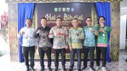 BUPATI PESISIR BARAT DEDI IRAWAN BESERTA ROMBONGAN MENGHADIRI ACARA HALAL BIHALAL PERANTAU SUMBAGSEL DI PALEMBANG