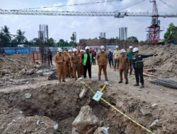 Bupati OKU Selatan Abusama, SH Tinjau Langsung Progres Pembangunan PHTC RSUD Muara Dua